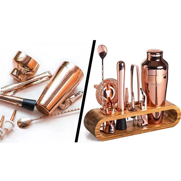 কপার বারটেন্ডার সেট