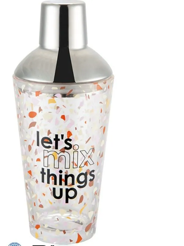 ক্রিস্টাল গ্লাস স্কেল ককটেল শেকার