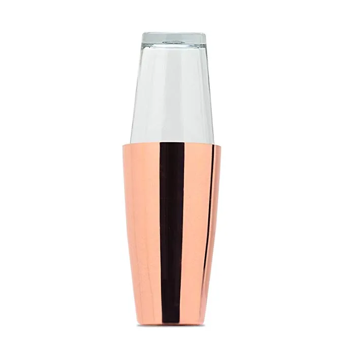 চশমা সহ স্টেইনলেস স্টিল মার্টিনি শেকার